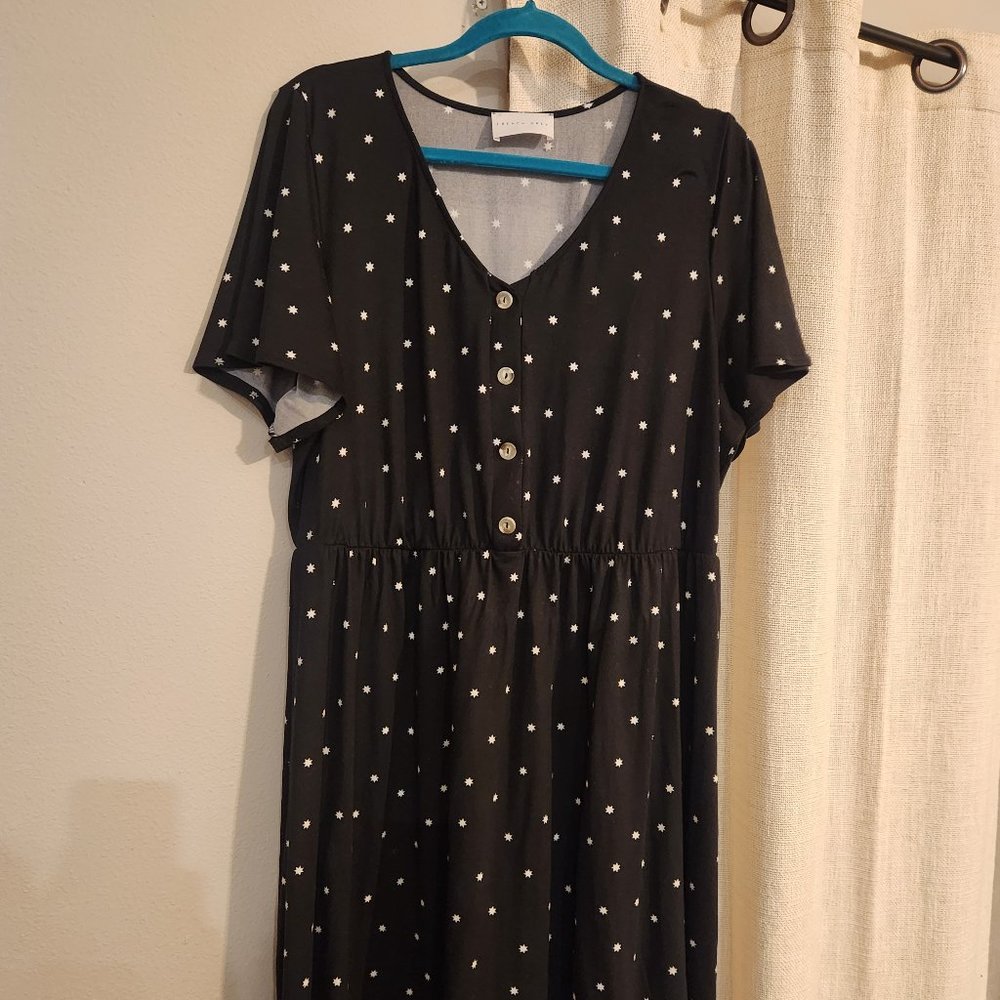 Soft black dress